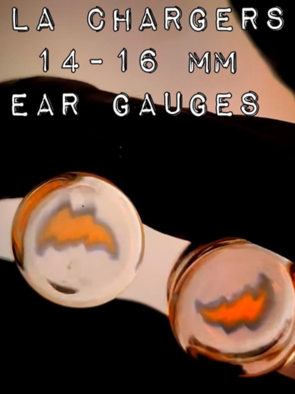 L.A. Charger Murrine Ear Gauges - 14-16 mm